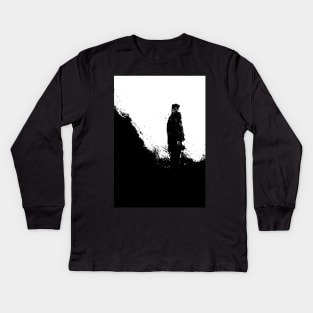 Man on the Path! Kids Long Sleeve T-Shirt